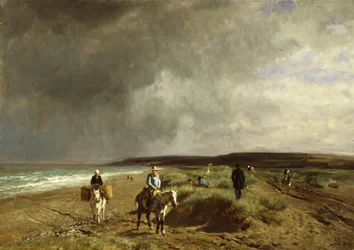 Wybrzeże w pobliżu Villers, ok.1859