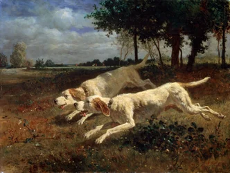 Biegnące psy, 1853.