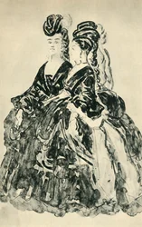Deux Lorettes, połowa końca XIX wieku, 1943.