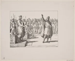 Ilustracja do Svenda Grundtviga, „Marsk Stig: duńska pieśń ludowa z XIII wieku”, 1861