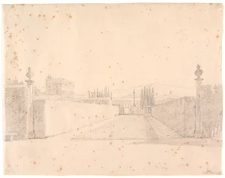 W ogrodach Villa Albani