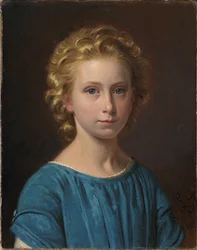 Margrethe Vullum jako dziecko (z domu Lehmann)