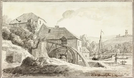 Ford Mill (tusz i akwarela na papierze)