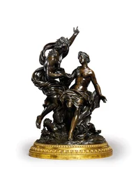 Grupa z brązu Ludwika XIV reprezentująca Bachusa i Ariadnę, ok. 1900 r. 1704 (brąz z pozłacaną podstawą)