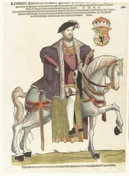 Portret księcia Willema van Clevesa, Jülicha i Berga, hrabiego Marka, lorda Ravenstein na koniu