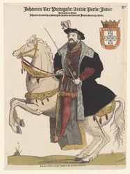 Portret Jana III Portugalii na koniu
