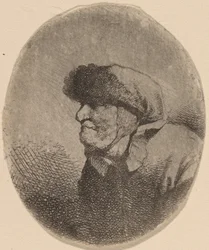 Popiersie starej kobiety