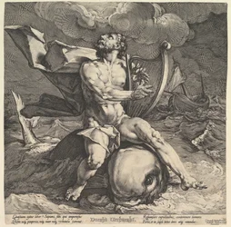 Arion na delfinie, ca. 1599