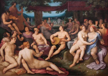 Ludzkość przed potopem, 1615 (olej na płótnie)