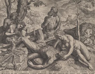 Adam i Ewa opłakujący śmierć Abla, 1564.