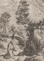 Św. Franciszek pokutnik na puszczy, 1575.