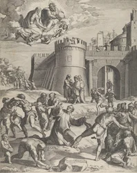 Męczeństwo św. Szczepana, 1576.