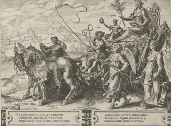 Triumf pokoju, z Cyklu perypetii ludzkich, tablica 8, 1564.