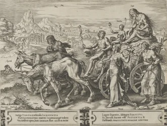 Triumf niedostatku, z Cyklu perypetii ludzkich spraw, tablica 6, 1564.