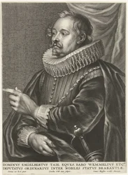 Portret Engelberta Tajé, barona van Wemmel