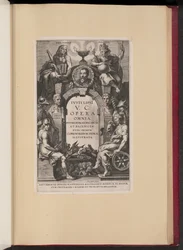 Strona tytułowa Justusa Lipsiusa, Opera Omnia, I