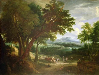 David i Abigail (olej na płótnie)