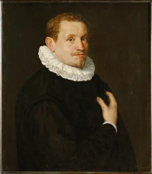 Portret mężczyzny, koniec XVI w. (obraz na płótnie)