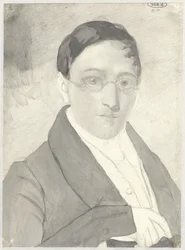 Portret pana w okularach