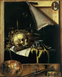 Vanitas (Martwa natura - Trompe l