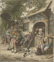 Skrzypek przed karczmą