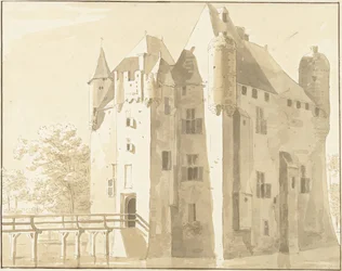 Zamek Frissestein w Herwijnen, tył
