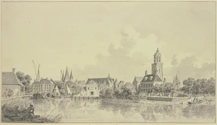 Widok na port w Zwolle