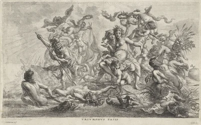Alegoria op de vrede Triumf Pokoju (tytuł na obiekcie)