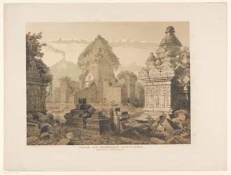 Ruiny Tjandi Sehoe Ruiny Prambanan. Tjandi Sewo. Rezydencja Surakarta (tytuł na obiekcie)