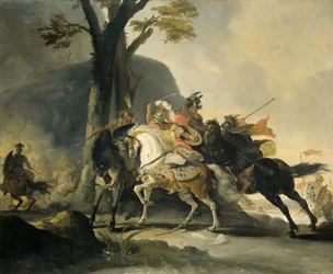Aleksander Wielki w bitwie pod Granicus przeciwko Persom