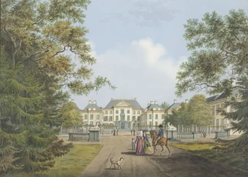 Widok na pałac Het Loo