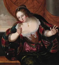 Portret damy, początek XVII w.