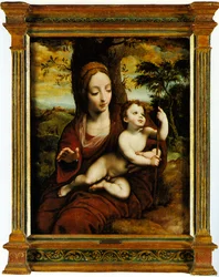 Madonna z Dzieciątkiem w krajobrazie