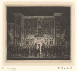 Pogrzeb Akademii Delft, 30 czerwca 1864 r.