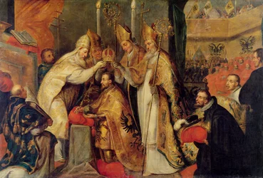Koronacja Karola V (1500-58), cesarza Świętego Cesarstwa Rzymskiego