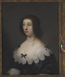 Lettice Morrison, wicehrabina Falkland (olej na płótnie)