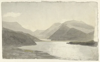 Światło słoneczne nad jeziorem w pobliżu Snowdon, Llanberis, Północna Walia Światło słoneczne na jeziorze w Snowdon, Llanberis, Północna Walia