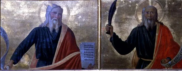 Mojżesz i Abraham (tempera na panelu)