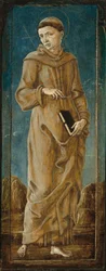 Święty Franciszek [skrajny lewy panel], ok. 1470-1480 (tempera i tempera na panelu)