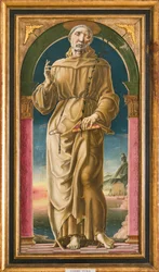Św. Antoni Padewski (olej i tempera na panelu)