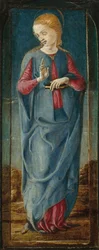 Zwiastowanie Najświętszej Maryi Panny [prawy środkowy panel], c. 14701480.