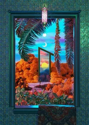 Surrealistyczny portal okienny