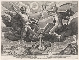 północny wiatr Boreas (tytuł na obiekcie) Cztery wiatry (tytuł serii)