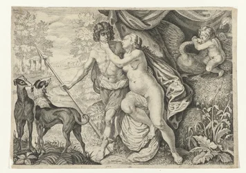 Wenus w Adonisie Metamorfosen van Ovidius (tytuł serii)