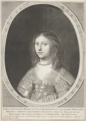 Portret Louise Henriëtte, księżniczki Orange, w wieku 12 lat