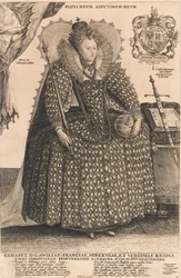 Elżbieta, królowa Anglii, c.1603 (grawerowanie)
