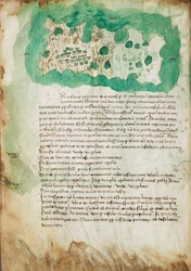 Wykres Paxos, ok. 1420 r. (pergamin)