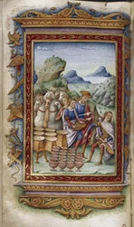 Achilles odmawia podarunków Ilustracja do Bohaterów Owidiusza, 1485-1499