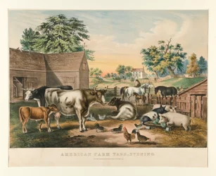 American Farm Yard – Wieczór