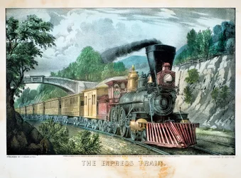 Pociąg ekspresowy, Stany Zjednoczone, 1870 r